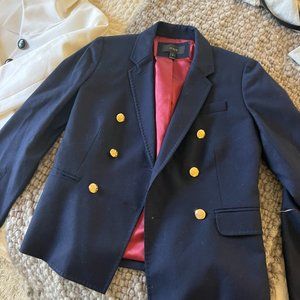 Jcrew Double Breasted Blazer